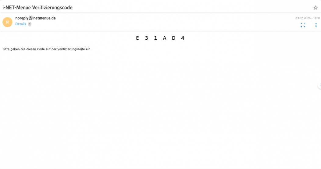 Freischaltcode Mail